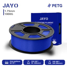 JAYO 3D PETG Filament 1.75mm +/-0.02mm 1100g PLA Printer Filament Neatly Wound 3D Printing Material For Bambu FDM 3D Printer