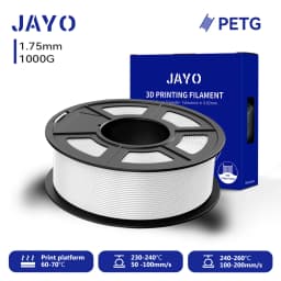 JAYO 3D PETG Filament 1.75mm +/-0.02mm 1100g PLA Printer Filament Neatly Wound 3D Printing Material For Bambu FDM 3D Printer