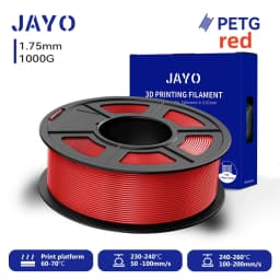 JAYO 3D PETG Filament 1.75mm +/-0.02mm 1100g PLA Printer Filament Neatly Wound 3D Printing Material For Bambu FDM 3D Printer