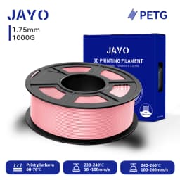 JAYO 3D PETG Filament 1.75mm +/-0.02mm 1100g PLA Printer Filament Neatly Wound 3D Printing Material For Bambu FDM 3D Printer