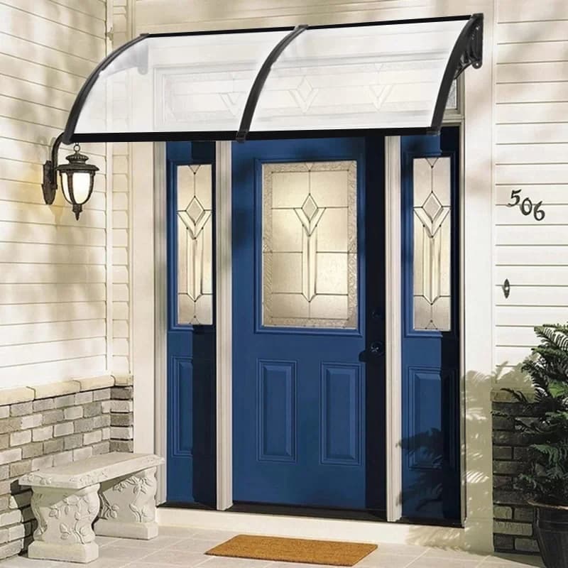 Window aluminum alloy door canopy awning rainproof canopy external awning rain and snow terrace sunshade