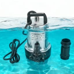 160W DC12V 50L/min Submersible Pump Water Pump High Delivery Pressure Fishing Pump for Homes, Farms, Campervan
