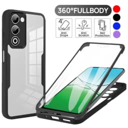 Full Body Protection Shockproof Case for OPPO A5 5G 2025 Protective Cover Screen Protector Fundas Coque Capa
