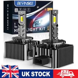 BEVINSEE D1S D3S D1R D3R LED CANBUS Headlight Bulbs 70W 7000LM Xenon Replacement Lamps for VW Passat for Audi Q3 Q5 A5 6000K 12V