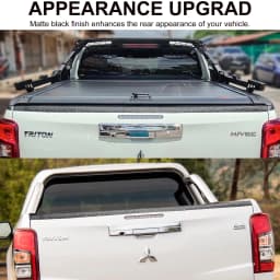 Tailgate Cover Trim Rear Gate Protector For Mitsubishi Triton L200 2019 2020 2021 2022 2023 Series 6 MR Auto Part Car Styling