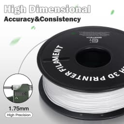GEEETECH 3D Printer Flexible Filament TPU Material 1kg 2.2LBS/Spool 1.75mm Plastic Vacuum Packaging, Non-Toxic High Quality Safe