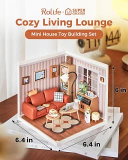Rolife Super Store Series Plastic 3D Puzzle DIY Miniature dollhouse kit Building Block Sets for Gifts DW007