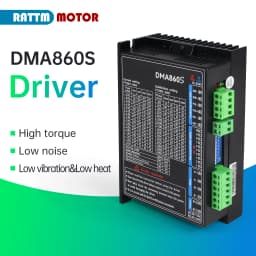 New DMA860S Stepper Motor Driver DC 18-160VDC / AC 18-110VAC, 2 Phase, for Nema34 86 Stepping Motor『EU Stock』