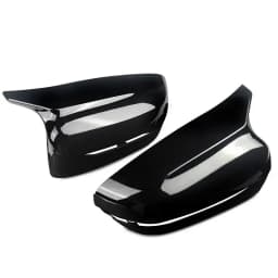 For BMW 3/5 Series G20 G30 Gloss Black Wing Mirror Cover Replacement M Style RHD