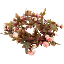 7Ft Artificial Pink Silk Rose 42 Heads Flowers Hanging Garland Vine Wreath Decor