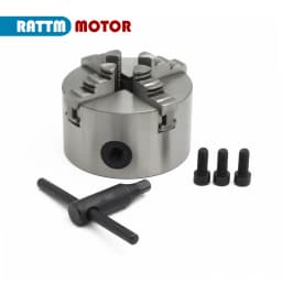 『EU Delivery』 4 Jaw K12-100mm K11-80mm 3Jaw K11-100mm Manual Chuck Self-Centering Chuck CNC Machine Tool Lathe Chuck RATTM MOTOR