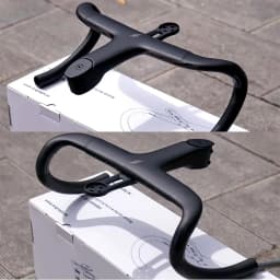 Bigrock Skyline V2 Carbon Fiber Road Handlebar, Gravel Handlebar, Full Internal Routing Handlebar 380/400 for Bicycle Part Od1 28.6mm and Od2 31.8mm