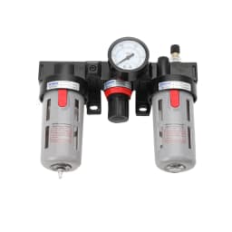 1/2" 1/4" Water Oil Trap Air Line Filter Regulator Trap Separator Compressor Gauge