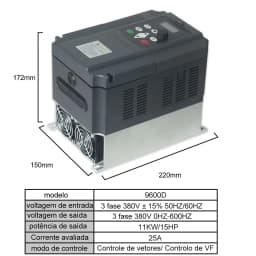 VFD 380 4KW AC 380V 1.5kW/2.2KW/4KW/5.5KW/7.5KW Variable Frequency Drive 3 Phase Speed Controller Inverter Motor VFD Inverter