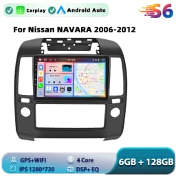 Podofo Android Car Radio For Nissan NAVARA 2006-2012 Carplay Android Auto Multimedia Player GPS Navigation RDS Head Unit
