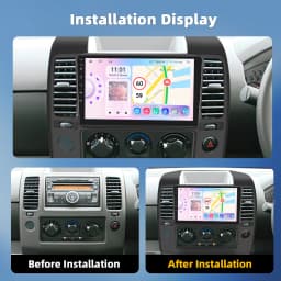 Podofo Android Car Radio For Nissan NAVARA 2006-2012 Carplay Android Auto Multimedia Player GPS Navigation RDS Head Unit