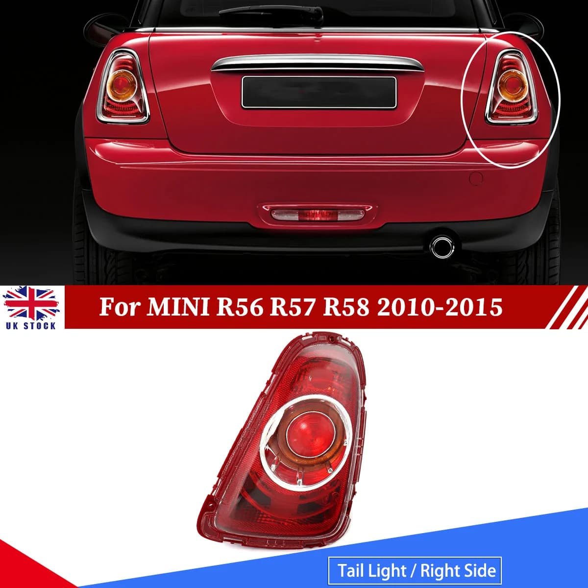 For MINI R56 R57 Rear Lamps R58 R59 Cooper SD S JCW 2011-2015 Taillight Assemblies Tail Light Lamp Brake Lights European version