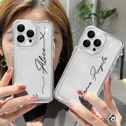 Customized Name Personalised Case For Samsung S23 S22 Plus S24 Ultra S21 S20 FE S10 A55 A54 A53 A52 A35 A34 A33 A16 Soft Cover