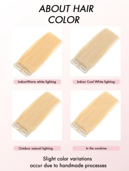 Invisible Clip in Hair Pieces for Women Instant Volume & Length with Mini Seamless Clips Natural Looking Undetectable Hair Pads