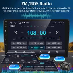 10in2+32G Car Stereo Radio for Mercedes-Benz Vito 3 W447 2014-2020 Android15 with CarPlay Android Auto GPS FM/RDS Bluetooth Wifi