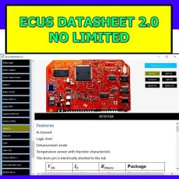 New Ecus Datasheet 2.0 obd2 scanner Car Maintenance Tools and Additional Information PCB Schematics with Electronic Components