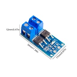 PWM Adjustment Electronic Switch Control Board 15A Max 30A DC Motor Speed Controller Module 0-20KHz for Lamp Brightness Control