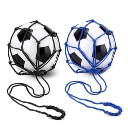 Football Kick Trainer Fits Ball Size 3 4 5 Soccer Return Trainer Net Soccer Ball Trainer Net for Youth Adults Training Equipment