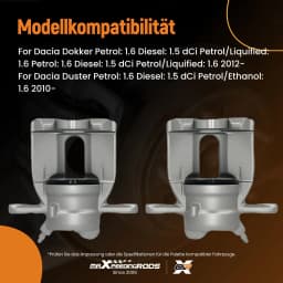 Pair Front Brake Caliper for Mercedes Citan Renault Kangoo Captur 4154200283