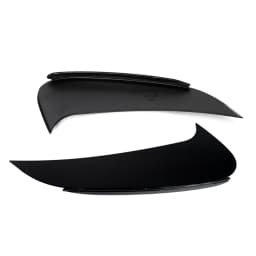 Glossy Black Rear Side Vents Canards For Mercedes-Benz W206 C200 C300 2021-2023