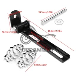 For Harley Sportster XL883 1200 883 Motorcycle Bobber Solo Seat Base Saddle Bracket Black Driver Seat Accessories