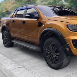 For Ford Ranger T8 2019-2022 Fender Flares Wildtrak 30mm Wheel Arch Extensions With Sensor Hole ABS Matte Black