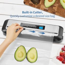 INKBIRD INK-VS01 Vacuum Sealer Automatic Sealing Machine 5X Longer Preservation Dry&Moist Sealing Modes Built-in Cutter