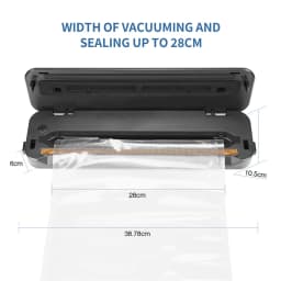 INKBIRD INK-VS01 Vacuum Sealer Automatic Sealing Machine 5X Longer Preservation Dry&Moist Sealing Modes Built-in Cutter