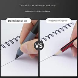 Eternal Pencil Eternal Infinity Metal Pencil With Eraser Inkless Long Lasting Unlimited Writing Magic Pencil Pencils For
