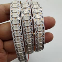 WS2812B Led Strip DC5V 30/60/74/96/144 leds/m WS2812 Black/White PCB IP30/65/67 Smart RGB Individually Addressable Led Light