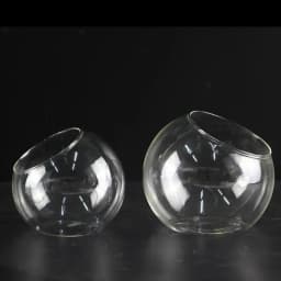 Planter Terrariums Glass Round Terrarium Fish Bowl Plant Flowerpot Vase Air Plant Container Glass Home Decoration Display
