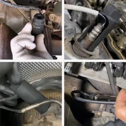 Oxygen Sensor Socket Universal Steel O2 Sensor Spacer 22mm Automative Oxygen Sensor Extender Anti-Slip O2 Sensor Socket
