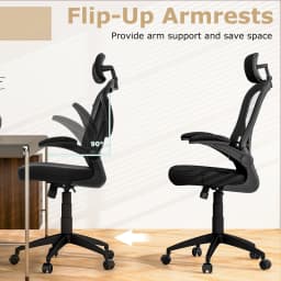 GOFLAME Ergonomic Mesh Office Chair Height Adjustable Computer Desk Chair