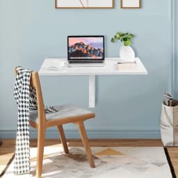 GOFLAME Wall Mounted Table Folding Multi-use Drop-Leaf Laptop Desk Space Saving Hanging