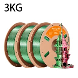 ERYONE Promotion New Dual Color Filament Matte Silk PLA For FDM 3D Printer Color Changing 1.75mm ±0.03 Fast Delivery
