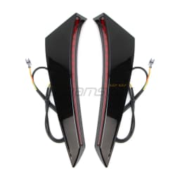 Red Lens LED Tail Light For Toyota Sienna XL40 2021+ Rear Bumper Brake Driving Turn Signal Side Marker Tail Lamp Car Accessories