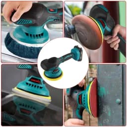 Cordless Electric Car Polisher 7000rpm Auto Car Polisher 6 Gear Polishing Waxing Rotary Power Tool For Makita 18V Battery Pin