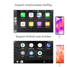 Carplay 10.1" IPS Android 14.0 4G+128G 8Core SIM Car DVD Player GPS Map WIFI 2 din RDS autoradio For Honda Highlander 2015-2017