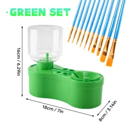 Paint Brush Cleaner Painting Supplies With Drainage And Brush Holder Tool For Acrylic Watercolor Water-Based Coating Kid Gift