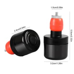 Scooter Handlebar Light Safety Road Cycling Light Rechargeable Easy Install Super Bright Waterproof LED Turn Signals Safety
