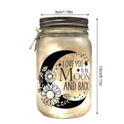 Jar Table Lamp Modern Small Lamp Decorative Lamp Creative Night Light Desktop Ornament For Bedroom Living Room Nightstand