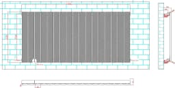 mcc direct Radiator Horizontal Vertical Designer Flat Panel Central Heating Radiator 600x1156mm Single