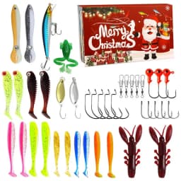 Fishing Advent Calendar Christmas Countdown Advent Calendar Fishing Lures Advent Fishing Calendar 2024 forFather's Day Christmas