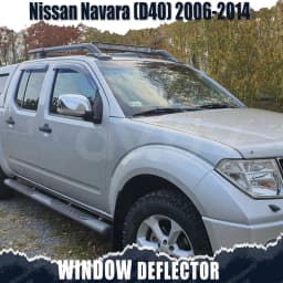 Side Window Deflector Visors For Nissan Navara D40 2006-2010 2011 2012 2013 2014 Weathershields Sun Rain Guard Car Accessories