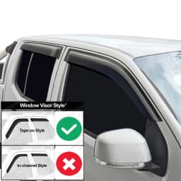 Side Window Deflector Visors For Nissan Navara D40 2006-2010 2011 2012 2013 2014 Weathershields Sun Rain Guard Car Accessories